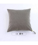 Corduroy sesame velvet two sides with large zipper pillow cover light luxury pillow cover sofa cushion pillow cover