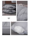 Factory direct supply Hilton pillow core washable high resilience twist 3D feather velvet pillow core hotel home