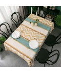 Chenille flannelette jacquard table cloth table cloth flannelette table cloth European rectangular tea table cloth factory direct sales 