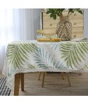 American country table cloth cloth table cloth table cloth literature and art fresh rectangular green leaves a hair 