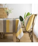 American tablecloth waterproof cloth rectangular stripe small fresh tea table round table square table cloth towel 