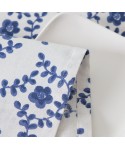 Blue and white porcelain Cotton Linen Tablecloth garden cloth table cloth tea table cloth computer table cloth