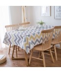 A Nordic style creative tablecloth cloth cloth art wash free tea table mat modern simple Cotton Linen Tablecloth 