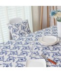 Blue and white porcelain Cotton Linen Tablecloth garden cloth table cloth tea table cloth computer table cloth