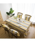 American tablecloth waterproof cloth rectangular stripe small fresh tea table round table square table cloth towel 