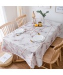 A Nordic style creative tablecloth cloth cloth art wash free tea table mat modern simple Cotton Linen Tablecloth 