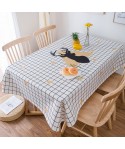 A Nordic style creative tablecloth cloth cloth art wash free tea table mat modern simple Cotton Linen Tablecloth 