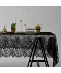 American country lace tablecloth black white napkin tea table eyelash Cafe Book meal tablecloth factory direct sale 