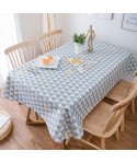 A Nordic style creative tablecloth cloth cloth art wash free tea table mat modern simple Cotton Linen Tablecloth 