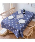 A Nordic style creative tablecloth cloth cloth art wash free tea table mat modern simple Cotton Linen Tablecloth 