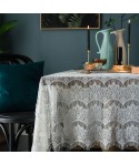 American country l lace tablecloth hollowed out decoration l cover cloth napkin tea table eyelash coffee shop Book meal tablecloth 