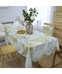 American country table cloth cloth table cloth table cloth literature and art fresh rectangular green leaves a hair 