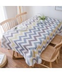 A Nordic style creative tablecloth cloth cloth art wash free tea table mat modern simple Cotton Linen Tablecloth 