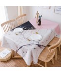 A Nordic style creative tablecloth cloth cloth art wash free tea table mat modern simple Cotton Linen Tablecloth 