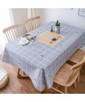 A Nordic style creative tablecloth cloth cloth art wash free tea table mat modern simple Cotton Linen Tablecloth 