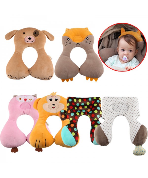 Animal children's car seat neck pillow baby u pillow travel sleeping cart pillow spot wholesale